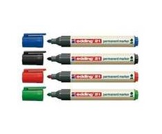 Edding EcoLine 21, 10 vnt., Juoda, Daugiaspalvė, Plastikas, 1,5 mm, 3 mm