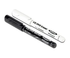 Ednet Multi Media Markers 2pcs, juodas and Eraser, 64081