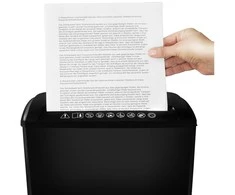 Ednet Popieriaus Smulkintuvas S5 be CD/DVD/kreditinės kortelės lizdo, Pjūvio dydis: 8 mm, pjovimo talpa: 5 lapai, Dėžės talpa: 7 litrai 91604