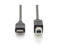 Ednet USB 3.1 Type-C į B CM/BM jungiamasis laidas 1,8 m, 84333