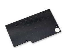 Ek Water Blocks Ek Vanduo Blocks Ventylator EK Vanduo Blocks EK-FC670 GTX Backplate, CSQ - juoda