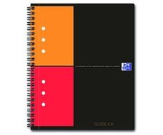 Sąsiuvinis su spirale OXFORD NOTEBOOK, A5, 80 lapų, langeliai