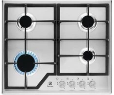 Kaitlentė Dujinė viryklė Electrolux EGS6426SX (4 laukeliai, sidabrinio spalvos)