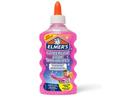 Elmer's blizgučių klijai rožinės spalvos - 2077249