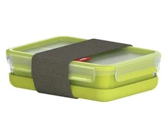 Emsa Clip&amp;Go Priešpiečių dėžutė 518098 1,2l Transparent/Žalias
