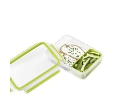 Emsa Clip&amp;Go Brunchbox 518099 1,2l Skaidrus/Žalias