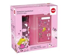 Emsa Kids vandens butelis 0,4l + pietų dėžutė princesė 518137 rinkinys