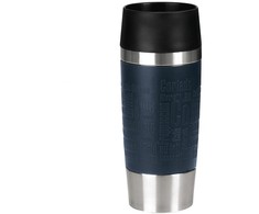 EMSA Kelioninis puodelis - Single - 0.36 L - Mėlyna - Nerūdijantis plienas