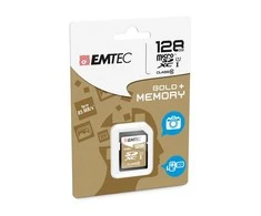 Atminties kortelė EMTEC ECMSD128GXC10GP - 128 GB - SDXC - Class 10 - 85 MB/s - 21 MB/s - Juodas,Brown