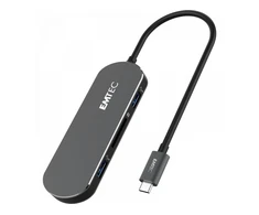 Emtec 6in1 USB-C stotis / replikatorius (ECHUBT650C)