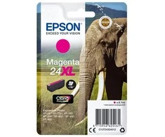 Epson Singlepack Magenta 24XL Claria Photo HD Ink Cartrigde, Magenta