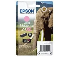 Epson Singlepack Light Magenta 24XL Claria Photo HD Ink Cartrigde, Light Magenta