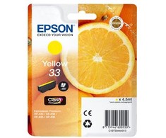 Epson Oranges C13T33444010 rašalo kasetė Originalus Geltona 1 vnt