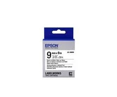 Epson LK-3WBW (C53S653007) Ženklinimo juostos kasetė, Strong Adhesive, Juodas on Baltas 9mm, 9m
