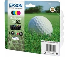 Rašalas golfo kamuoliukas Multipack Epson 4 spalvų 34XL DURABrite Ultra | 48,7 ml