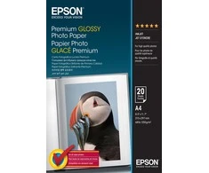 Epson Premium Glossy C13S041287 fotopopierius, A4, 255 g/m², Baltas