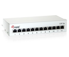 Equip Įrengti Patch panel Cat.6, 12xRJ45 (227362)