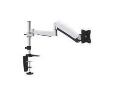Equip 13–27 colių pasukamas monitoriaus stalo laikiklis, spaustukas, 33 cm (13 colio), 68,6 cm (27 colio), 100 x 100 mm, aukščio reguliavimas, baltas