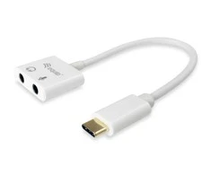 Adapteris AV Equip Adapteris USB-C -> Audio 2x3-Pin 3,5mm St/Bu 0,15m ws