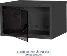 Equip TRITON 19" vientisa spintelė 4U/400mm - išdėstyta FLAT PACK, juoda