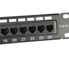 Equip Equip Patchpanel 24x RJ45 Cat5e 19" UTP 1HE juodas