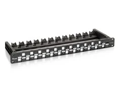 Įrengti Equip Patchpanel 24x Cat6A 19" UTP 1HE Keystone Montage sw