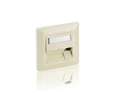 RJ45 Rahmenset Equip 3xRJ45 Unterputz reinweiß - 761304