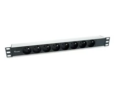 Equip Steckdosenleiste 19(1HE)8fach CEE7/7 1.8m Kabl.(Fr)si