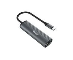 Adapteris AV Equip Equip Dock USB-C->RJ45 10/100/1000 + 100W PD 0,15m gr