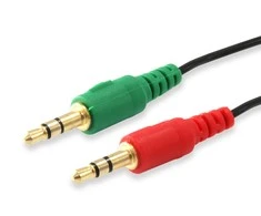 Equip Audio Splitter Y-Kabelis moteriškas -> 2x vyras