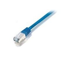 Equip RJ-45/RJ-45, kat.5e, SF/UTP, mėlyna, 0.25m (705439)
