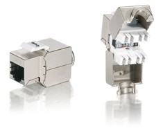 Įrenkite Keystone Jack Equip ekranuotą Cat.6A LSA jungčių rinkinį iš 8 - 767210