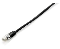 Equip 625452 tinklo kabelis 3 m Cat6 U/UTP (UTP) Juoda