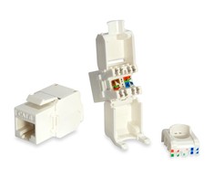 Equip FCF25 FCF25 e83B1 Lyties keitiklis / kabeliai RJ-45 LSA Baltas