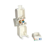 Equip FCF25 FCF25 e83B1 Lyties keitiklis / kabeliai RJ-45 LSA Baltas