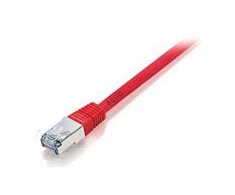 Equip RJ-45 kt.6A S / FTP raudonas 0,5 m (605627)