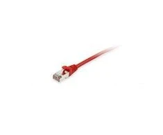 Equip įranga - Lankstinukas - RJ-45 (M) - RJ-45 (M) - 15.0m - SFTP, PIMF - CAT 6A - Formuota, perkrauta - Raudona (606509)