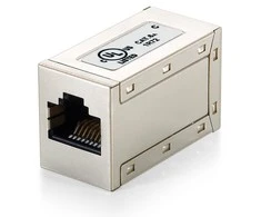 Inline Įrengti Cat.6A ekranuotą modulinę linijinę movą – RJ-45 – RJ-45 – metalinę
