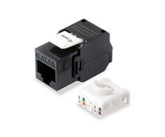 Equip Equip 769226 lyties keitiklis / kabeliai RJ-45 LSA juodas
