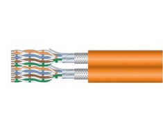 Equip Equip Instal.Kab Cat7 S/FTP 500.00m oranžinis Dup LSZH (Speditionsversand)