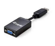 Equip aprūpinti 133435 adapteriu DisplayPort prie VGA DipslayPort kištukinis VGA lizdas 0,15 m juodas