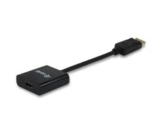 Equip aprūpinti 133438 adapteriu DisplayPort su HDMI DisplayPort kištuku į HDMI lizdą juoda