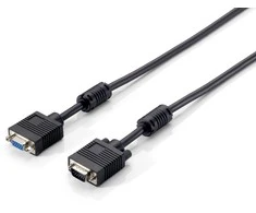 Equip Equip VGA Kabelis Verl. HD15 St/Bu 1.00m 1920x1080/60Hz sw