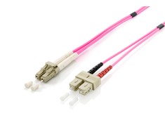 Equip Equip Pro - Panch- Cable - LC Multi- Mode (M) - SC multi- Mode (M) - 10.0m - stiklo pluoštas - 50 / 125 mikrometras - OM4 - be halogenų - Violetas (255536)