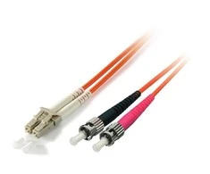 Equip Equip LWL patch cable LC->ST 15,00m vienmodis dvipusis OS2 yel poly maišelis