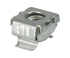 Equip M6 Käfigmuttern- &amp; Schraubensatz 50Stk sidabrinis