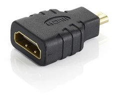 AV adapteris Equip HDMI Micro - HDMI juodas (118915)