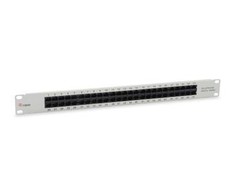 Equip Equip Patchpanel 50x RJ45 Cat3 19" UTP 1HE ISDN hellgrau
