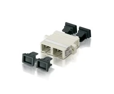Adapteris AV Equip 156145 SC 12 vnt šviesolaidinis adapteris. Kremas