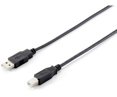 Kabelis USB Equip USB-A - 1 m Juodas (Z13366)